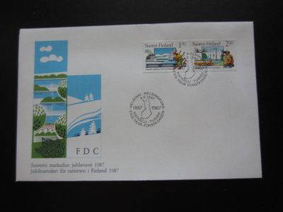 FDC 1987 Suomen matkailu