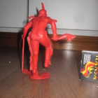 Intiaani figuuri - Marx Toys - Great Britain (70-luku?) - pikkukuva 3