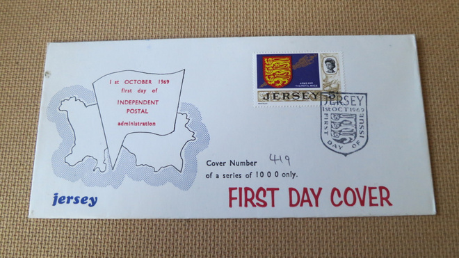 FDC Jersey 1969: vaakuna