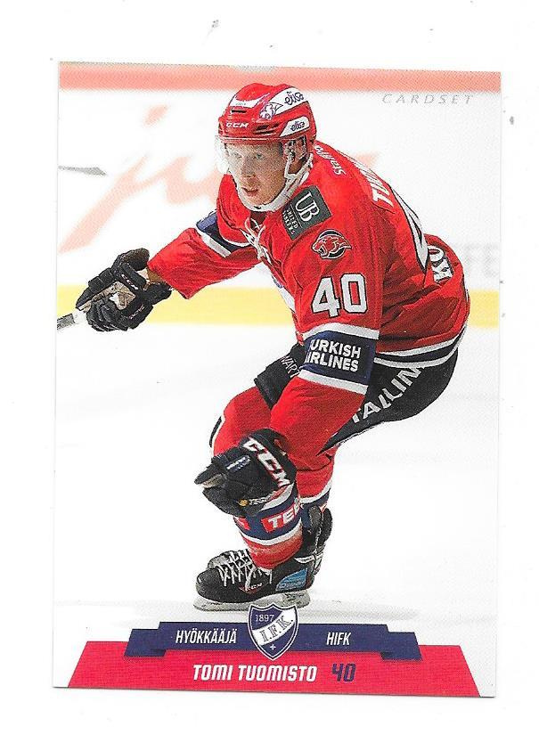 2017-18 CardSet #9 Tomi Tuomisto HIFK