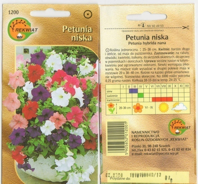 Petunia siemenet #