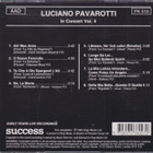 CD: Luciano Pavarotti in concert vol. 4 - pikkukuva 2