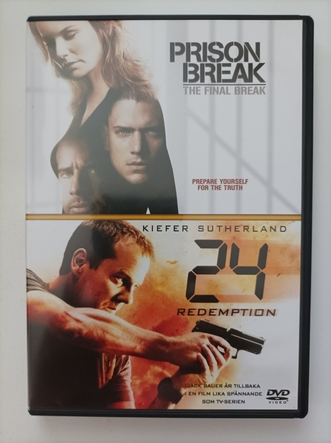 Prison Break & 24 Redemption, 2-Levyä! - DVD