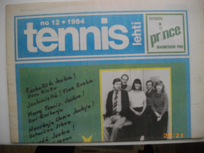 Tennis lehti Nro 12/1984 (31.5)