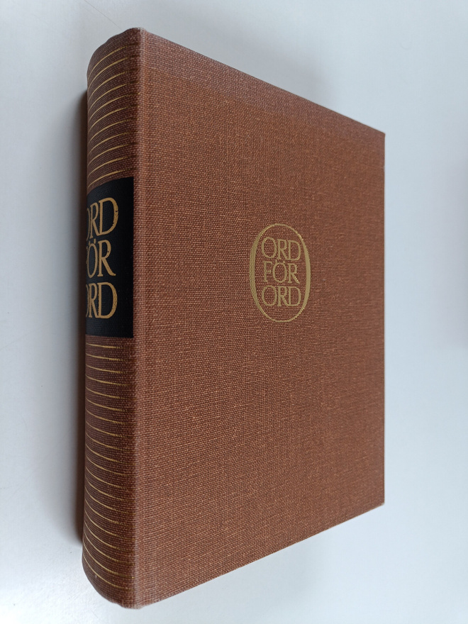Ord för ord : svenska synonymer och uttryck