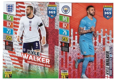 2 x KYLE WALKER Englanti, Manchester City, Jalkapllo