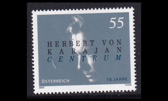 Itävalta 2507 ** Kapellimestari Herbert von Karajan (2005)