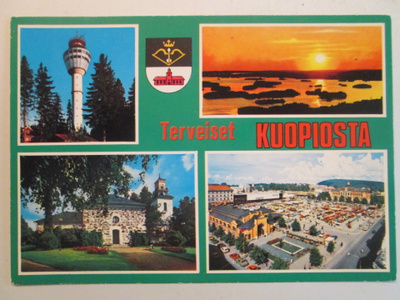 KULKEMATON KUOPION KAUPPATORI PUIJO KIRKKO KALLAVESI VAAKUNA