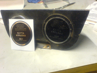 Tunturi Sport 1973 - 1974 AGV käytä kypärää