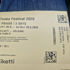 Tuska festival 2026 liput. 2 kpl. 3 pvä. - pikkukuva 2