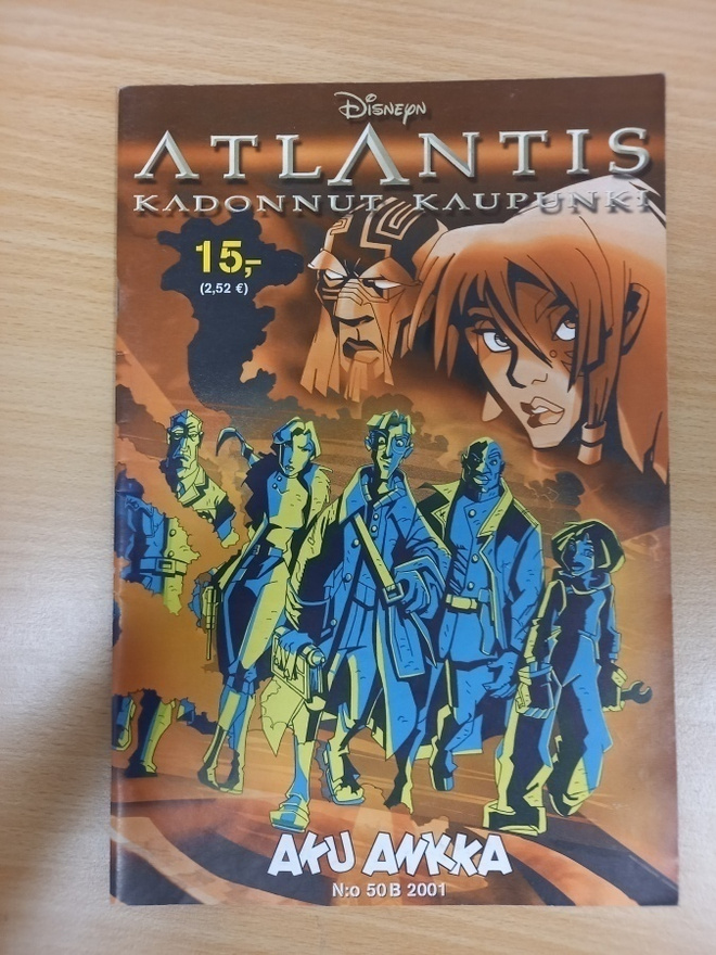 Aku Ankka 50 B/2001: Atlantis - Kadonnut kaupunki