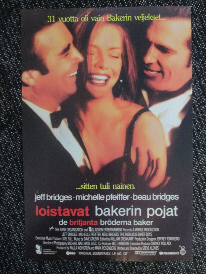 Loistavat Bakerin pojat (1989) - vanha elokuvajuliste