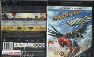 Spider-Man Homecoming	(89 313)	UUSI	-FI-	4K HD+BLUR		(2)	tom