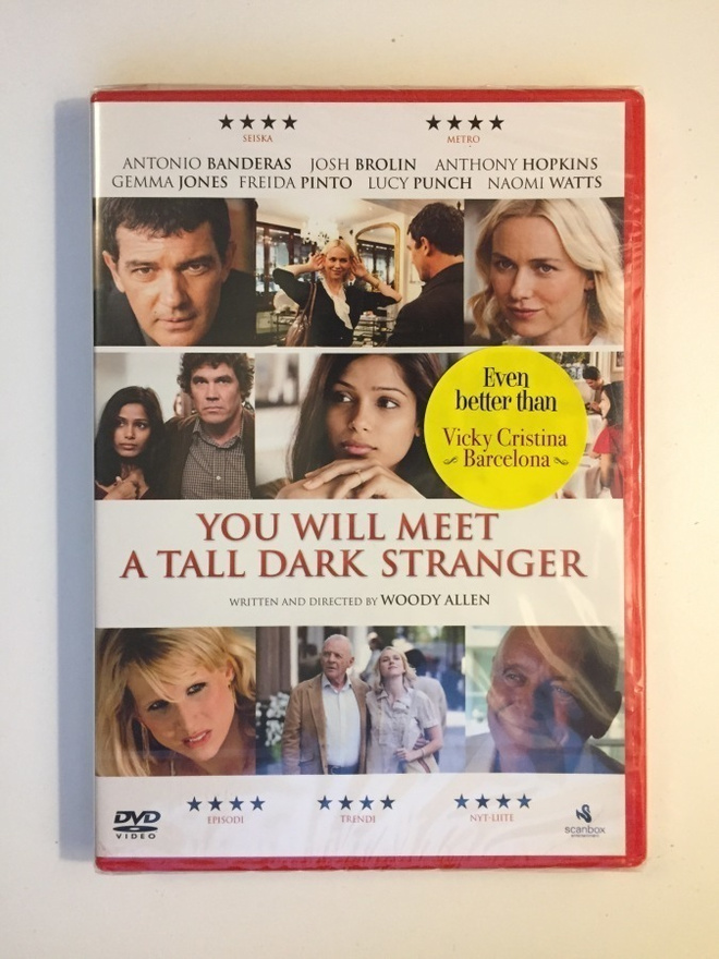 You Will Meet a Tall Dark Stranger (DVD) 2010 (UUSI)