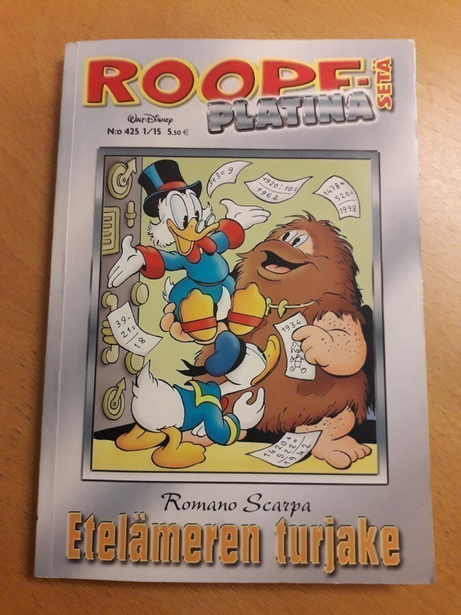 Roope-Setä Platina 425, 1/15 (lehti)