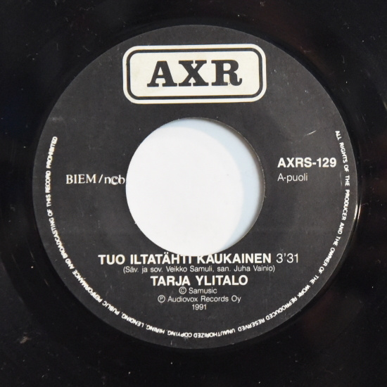 Single: Ylitalo, Tarja - Tuo iltatähti kaukainen / Sataman..