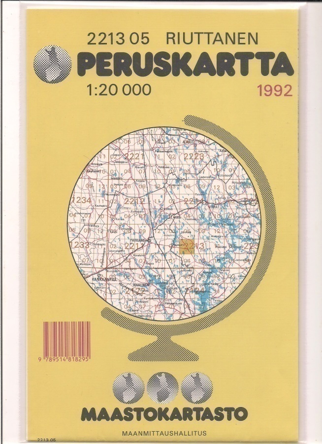 Peruskartta 1:20 000 Riuttanen