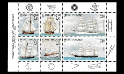 1380-5hb ** Purjelaivoja vihkolehti (1997)