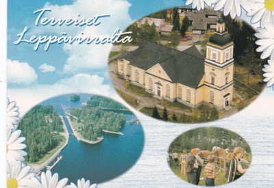 KIRKKOKORTTI - LEPPÄVIRRAN KIRKKO - 2