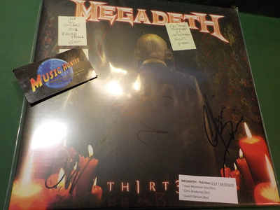 MEGADETH - TH1RT3EN 2LP KOLMELLA NIMMARILLA