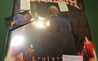MEGADETH - TH1RT3EN 2LP KOLMELLA NIMMARILLA