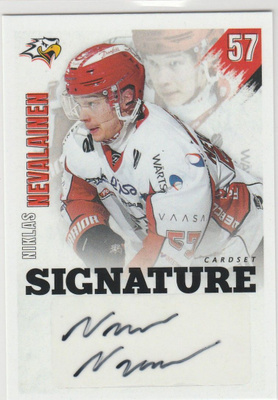 2020/21 Cardset Signature Niklas Nevalainen , Sport