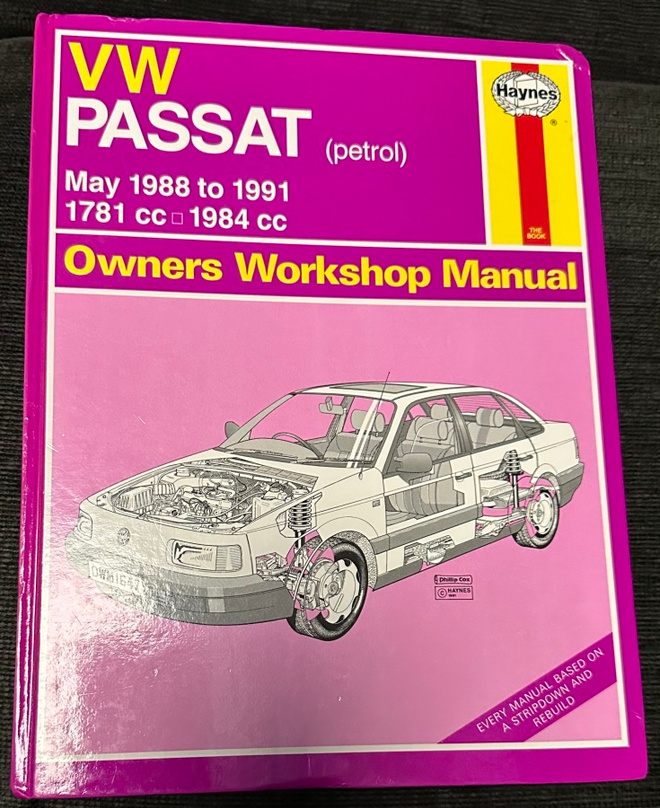 Haynes 1647 – VW Passat 1988 – 1991 korjausopas