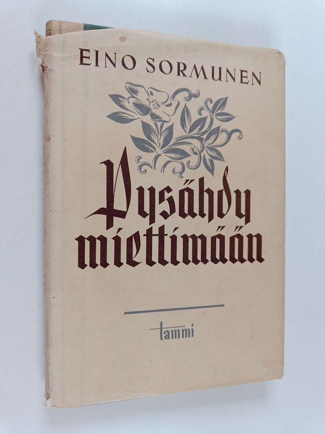 Eino Sormunen : Pysähdy miettimään