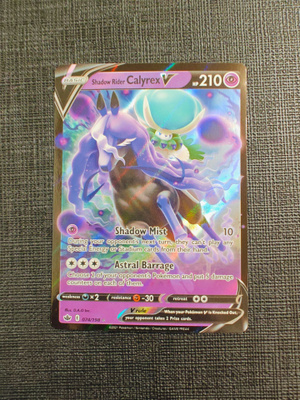 Shadow Rider Calyrex V 074/198 Chilling Reign Ultra Rare