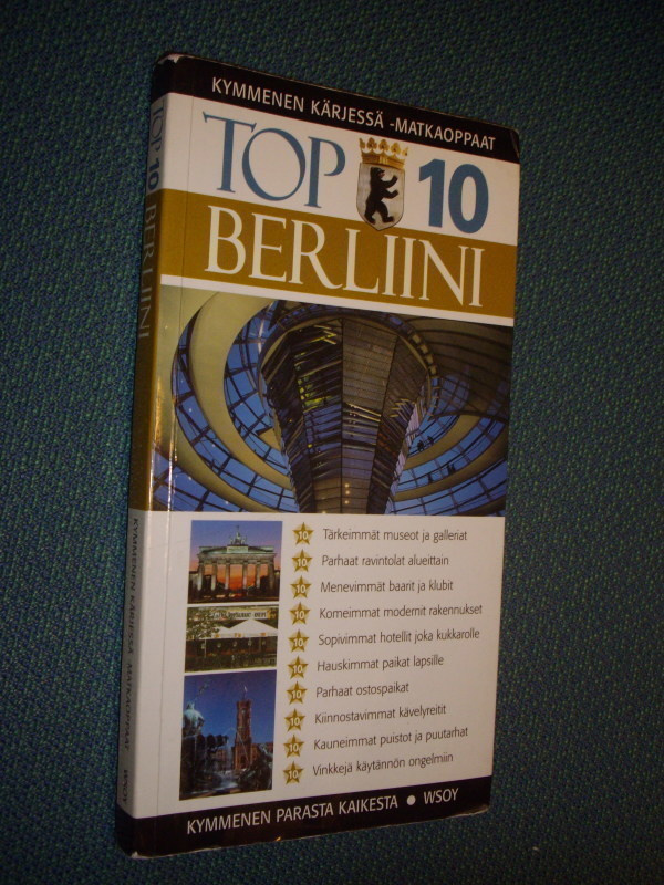 BERLIINI - TOP 10 Matkaopas ( Sis.postikulut )