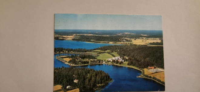 Hotelli Aulanko, Hämeenlinna, kulkenut postikortti