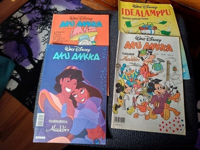 Aku ankka 8,33,48 ja 52b/1993 sis. Liitteet