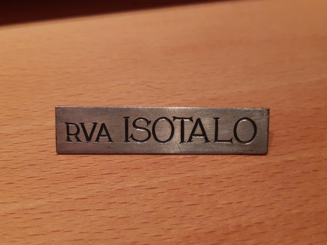 Rintaneula ROUVA ISOTALO  Hopeaa 1960-70- luku