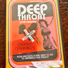 Deep Throat DVD (syväkurkku, uusi muoveissa) - pikkukuva 1