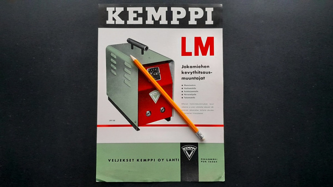 Kemppi LM sarjan hitsauskone esite 60-luku