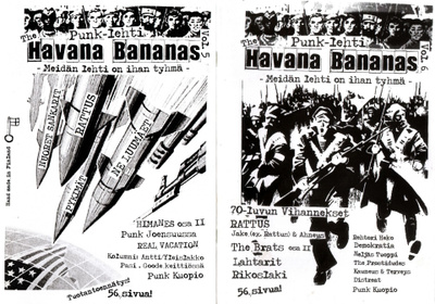 HAVANA BANANAS punk-lehti nro:t 5-8