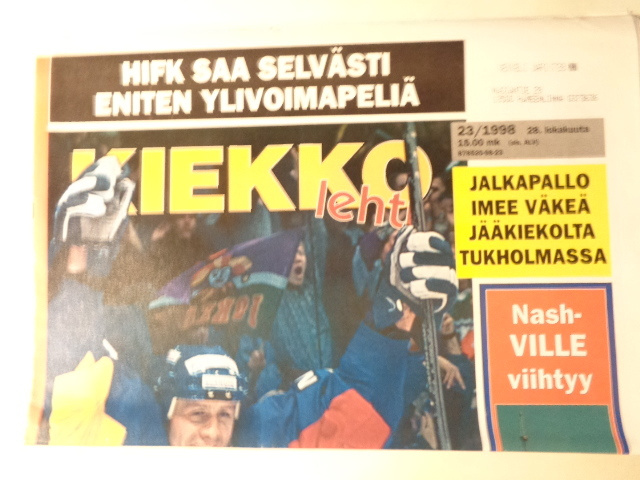 Kiekkolehti Nro 23/1998 (1.1)