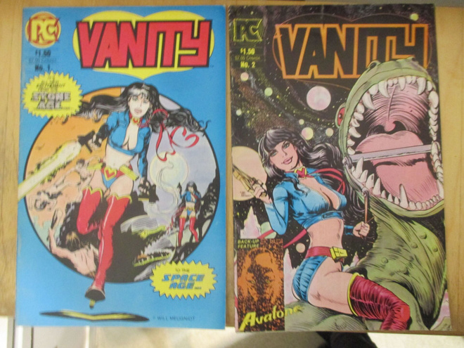 VANITY 1984 numerot 1 & 2 (Pacific Comics)