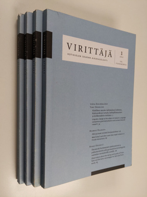 Virittäjä vuosikerta 2011 (nrot 1-4)