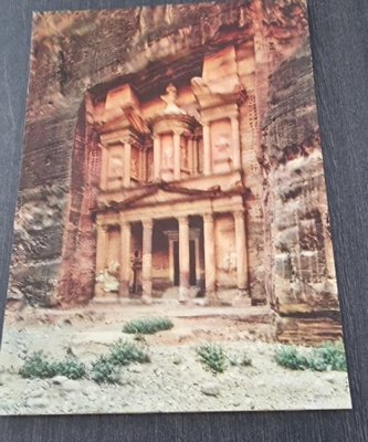 PETRA, Pharaoh's Treasure House, kulkematon postikortti