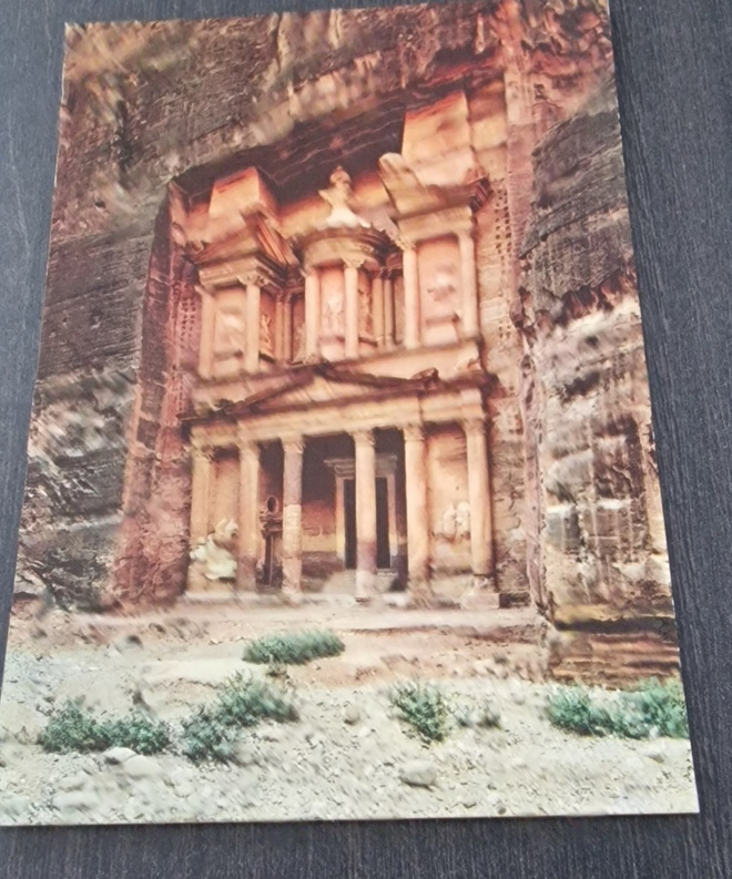 PETRA, Pharaoh's Treasure House, kulkematon postikortti