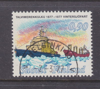1977 Talvimerenkulku loistoleimalla.
