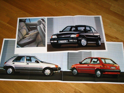 1992 Ford Fiesta PRESTIGE esite - suom - KUIN UUSI - 44 siv