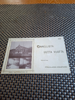 Z11 Vaasa Onnellista Uutta vuotta 1899 Kauppapuistikko 28