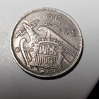 25 ptas espanja 1957 KL 4 - pikkukuva 1