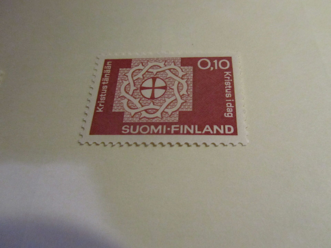 1963 luterilainen maailmanliitto 0,10, postituore