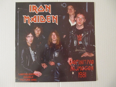 Iron Maiden Definitive Nijmegen 1981. 2 * LP Kuvalevyt