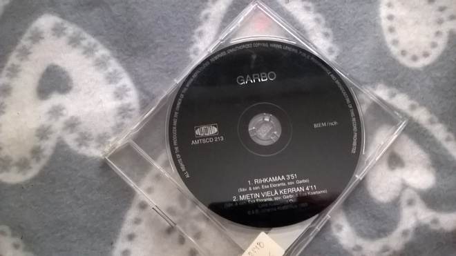 Garbo - Rihkamaa (cds)