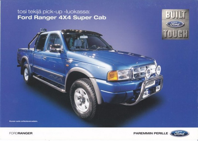 Ford Ranger Super Cab -esite 90-luvun lopusta