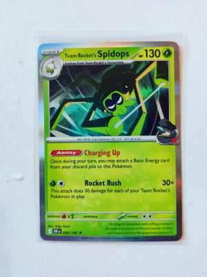 Team Rocket's Spidops Holo Rare